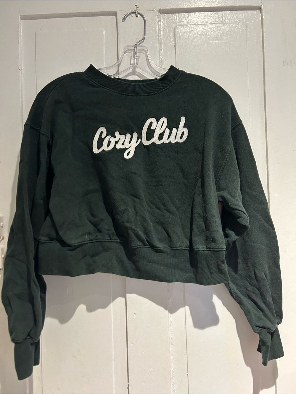 Green sweatshirt
